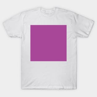 Solid Berry Light Purple  Monochrome Minimal Design T-Shirt